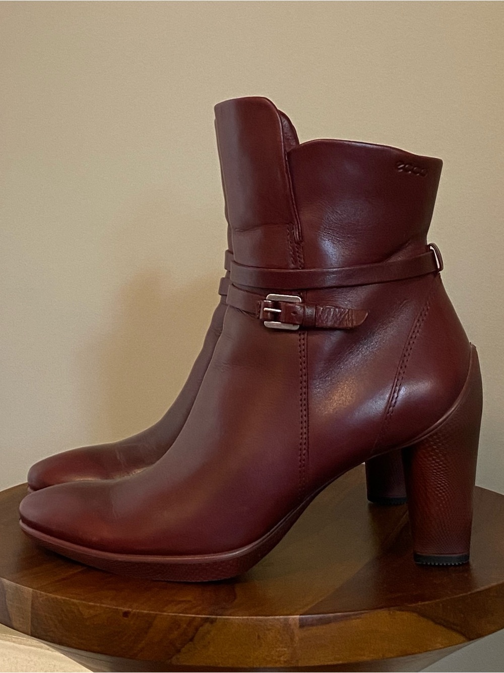 Ecco High Heel Ankle Boots